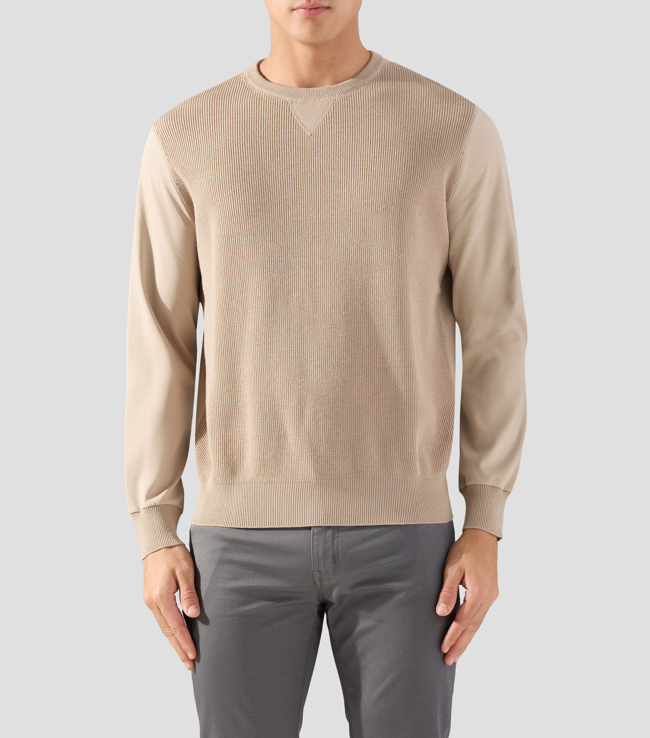 Suéter de cuello redondo Hombre